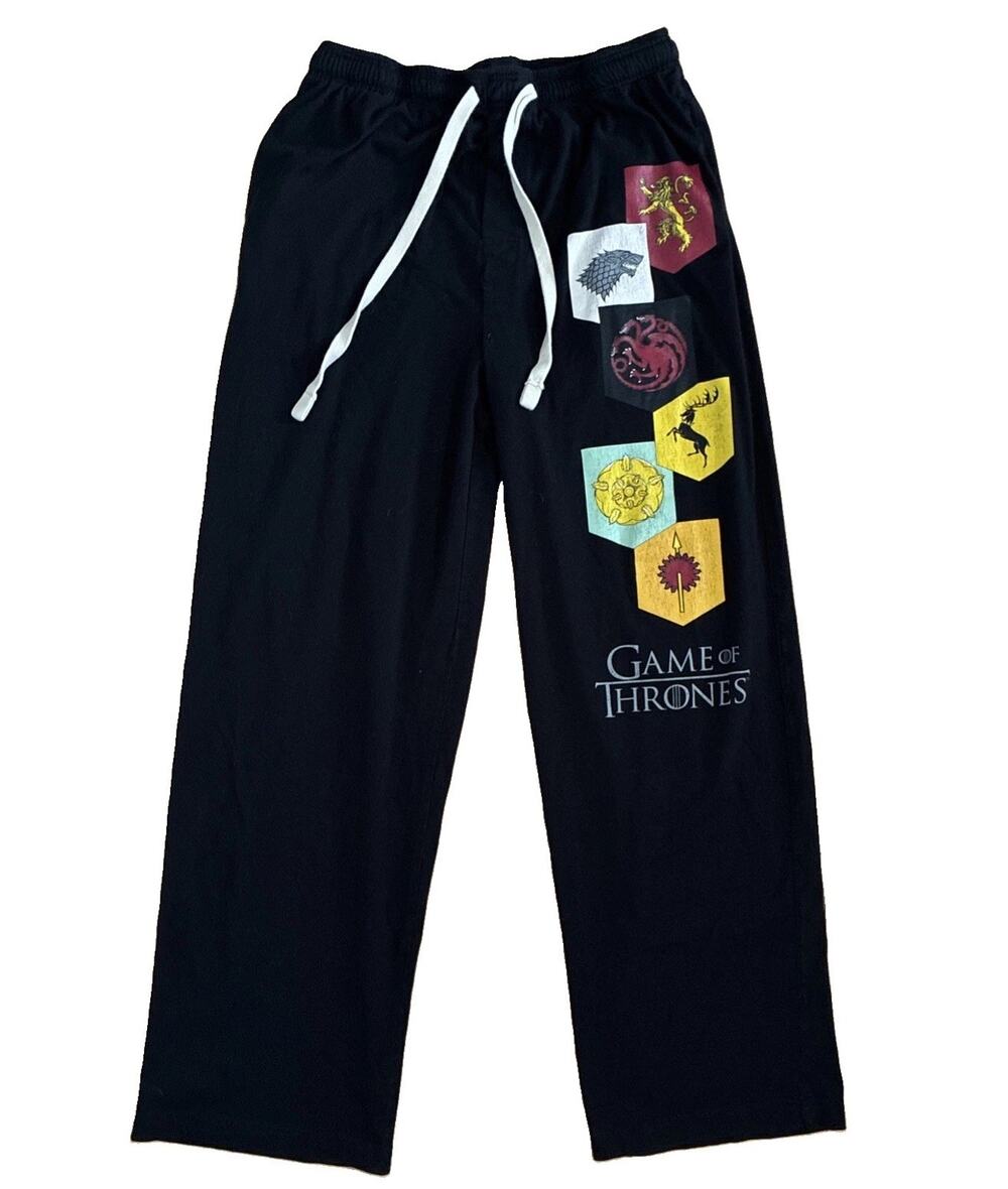 HBO Game of Thrones Men's Sz L Drawstring Lightweight Pajama Pants